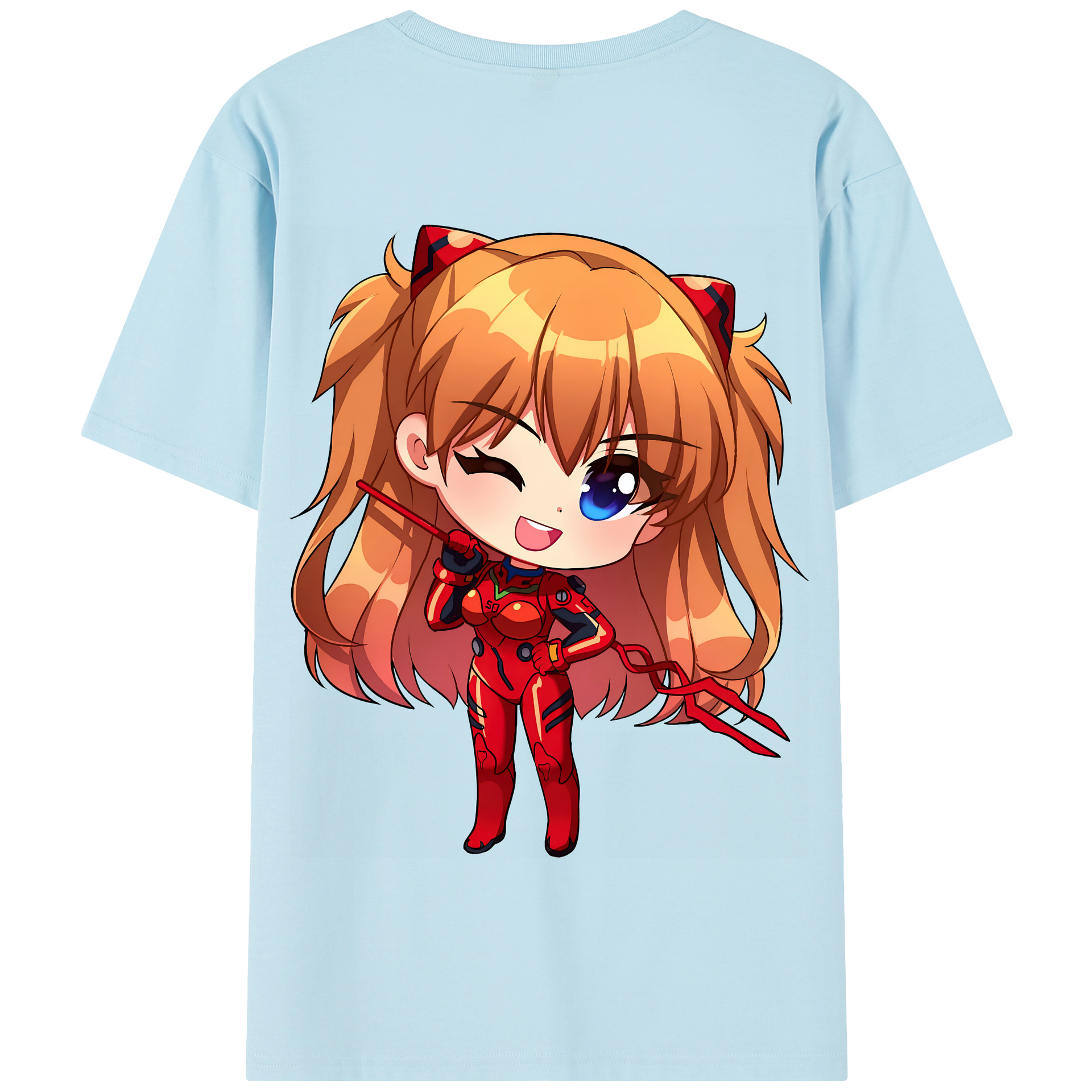 （画像用） EVA 新世紀エヴァンゲリオン 綿100％半袖Tシャツ（背面プリント）